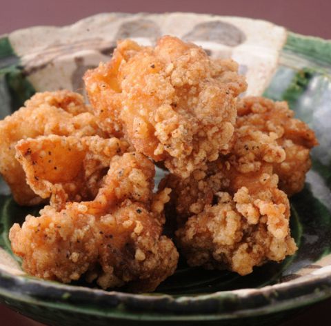 大山鶏の唐揚
