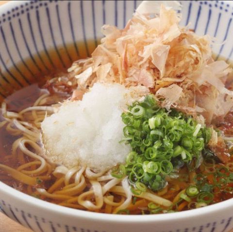 冷やしおろし茶そば