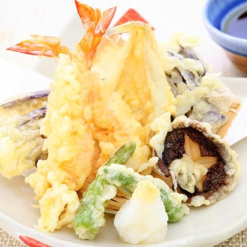 季節の天ぷら各種
