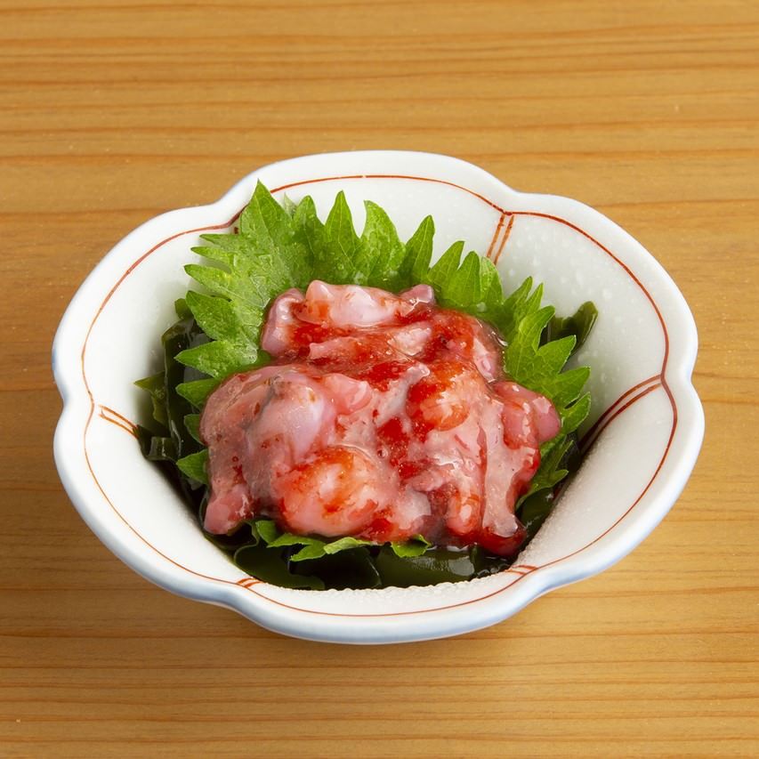 タコ梅肉和え