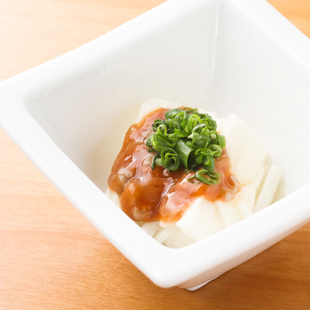 真タコと長芋の梅肉合え