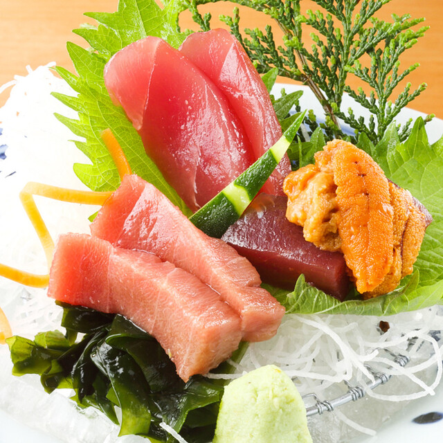名物!特選マグロ刺身盛り合わせ