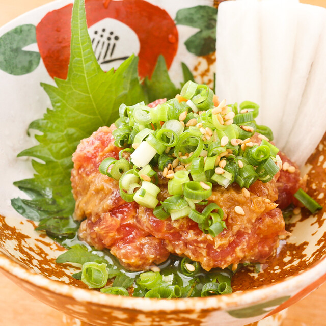 マグロのなめろう