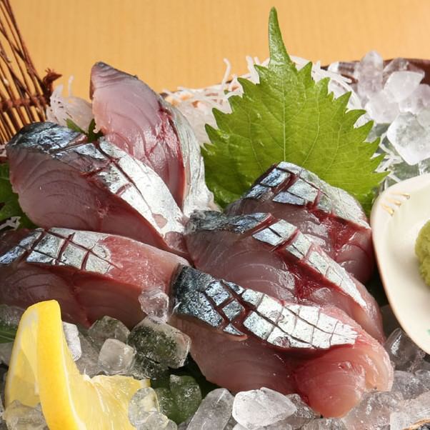 関あじ お造り