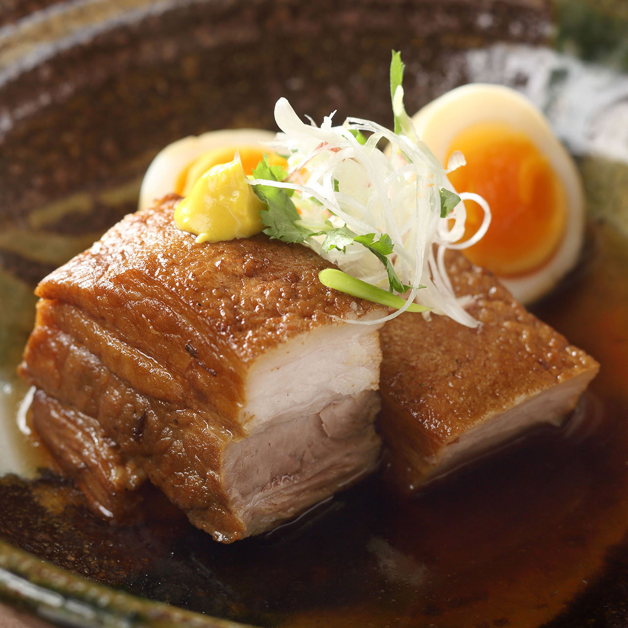 とろとろ角煮~温泉玉子添え~