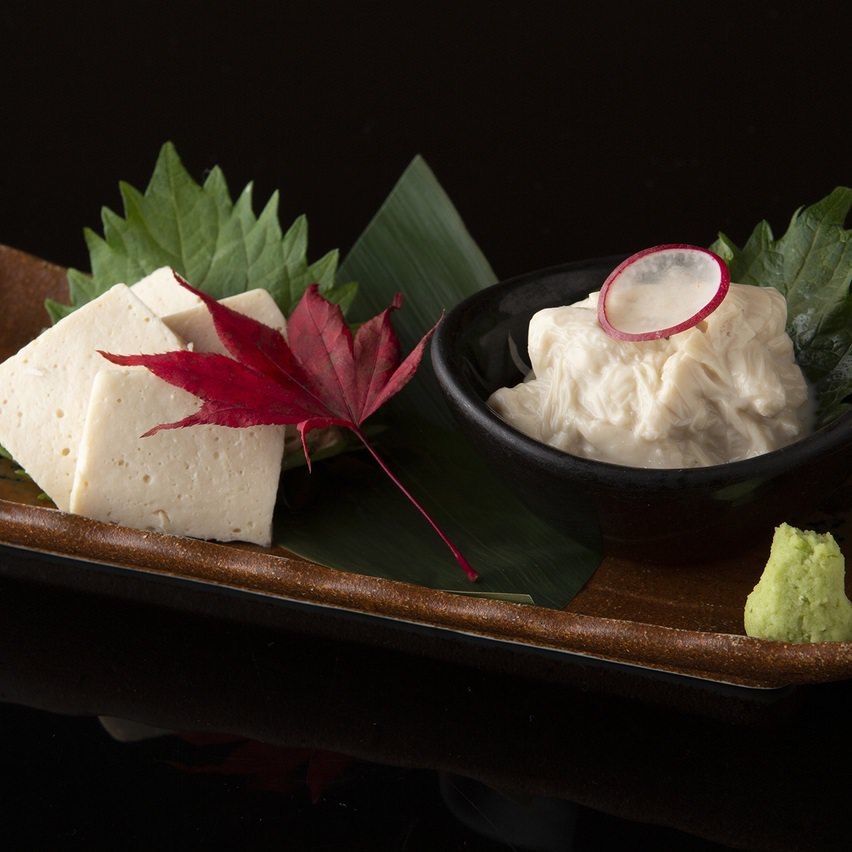 生湯葉のお刺身