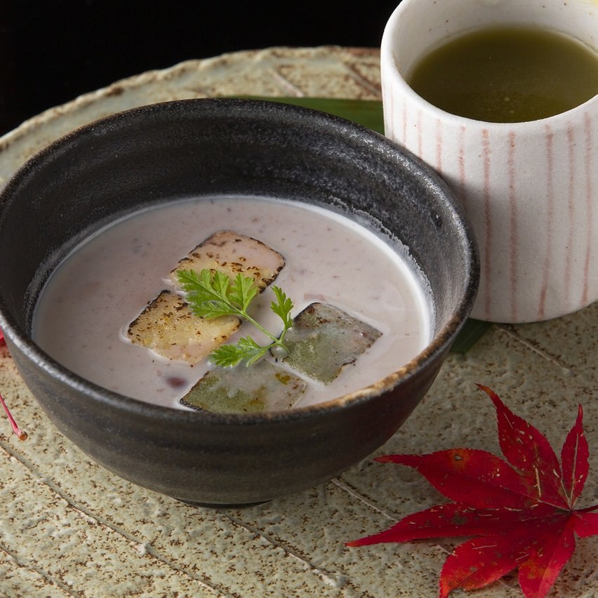 豆乳生麩ぜんざい
