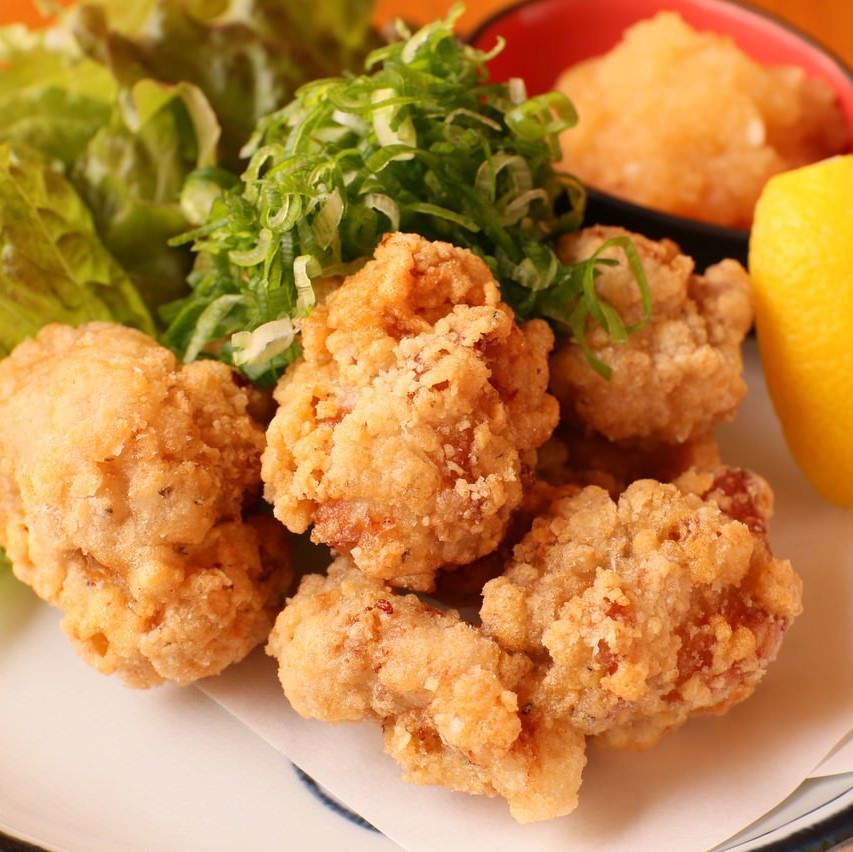 京丹波鶏ももの竜田揚げ