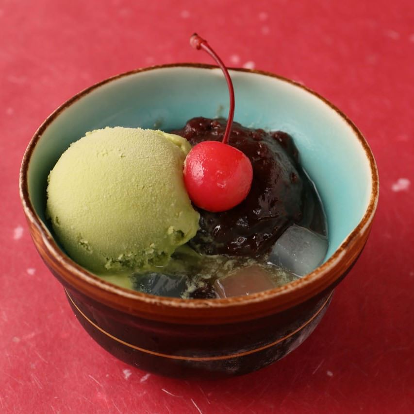 宇治抹茶あんみつ