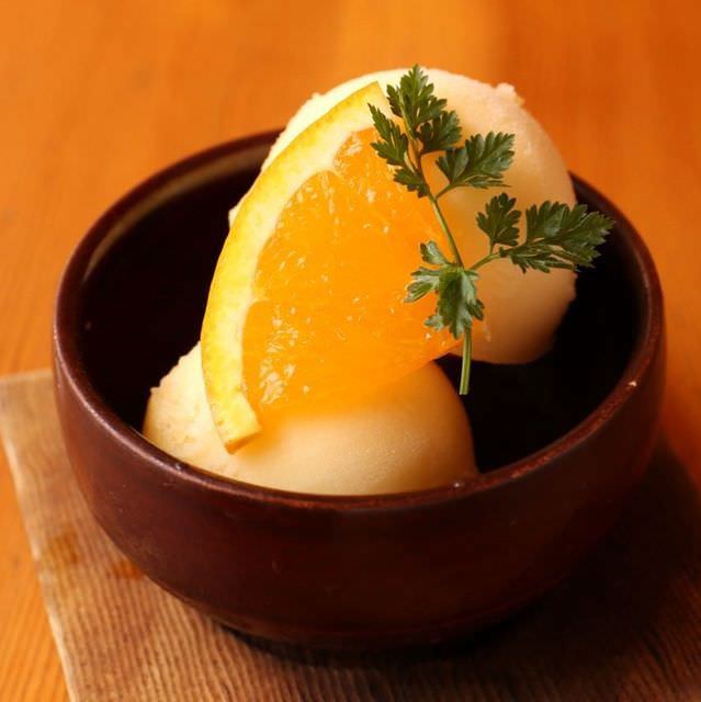 りんごシャーベット