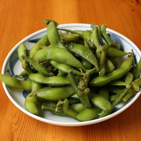枝豆塩茹で