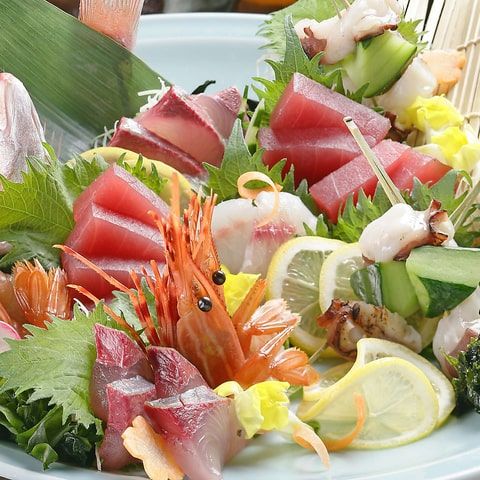 鮮魚のお造り 四名様盛り
