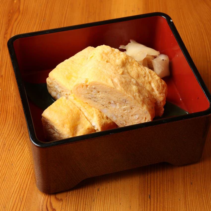こだわり赤玉子の関西風出汁巻き玉子