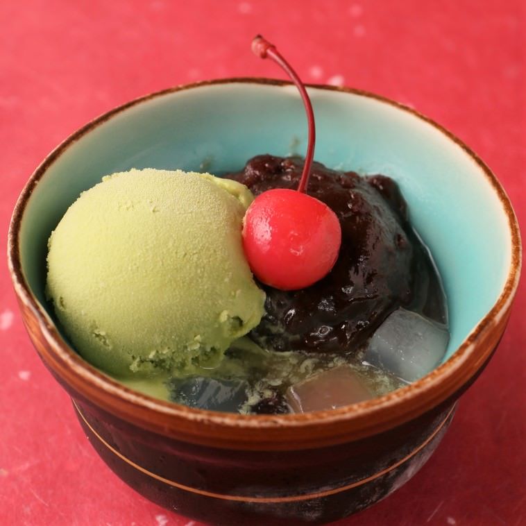 宇治抹茶あんみつ