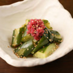 やみつき!たたき胡瓜/枝豆