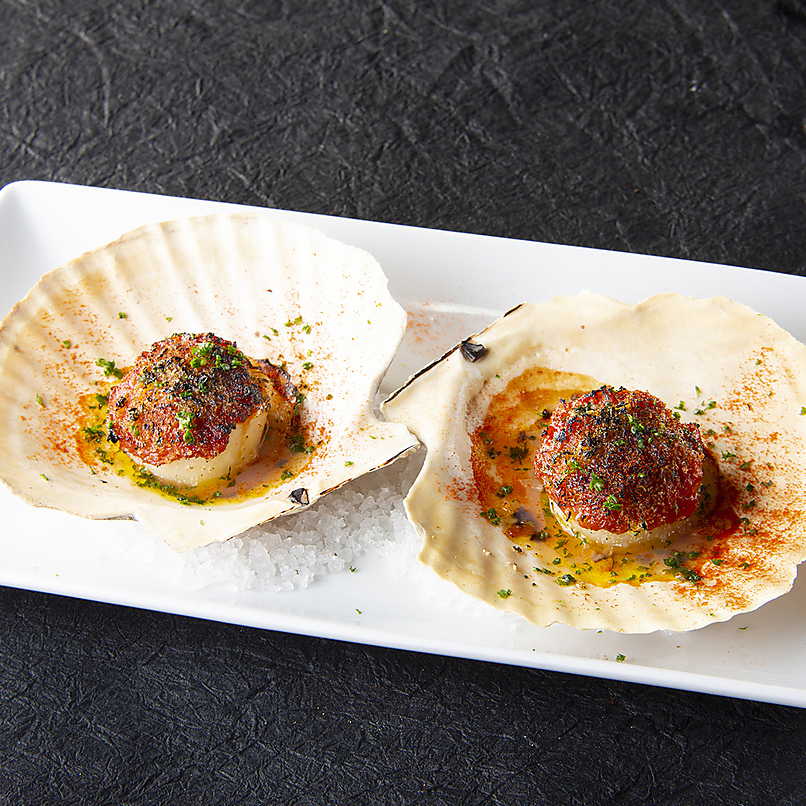 Gallician style scallop with shell