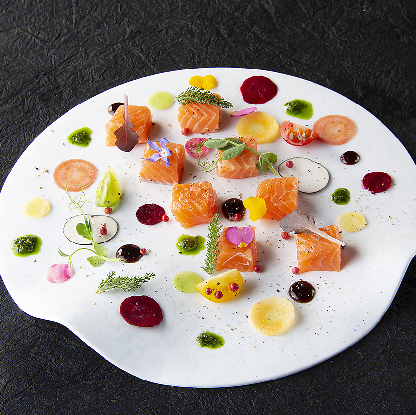 Fresh fish carpaccio