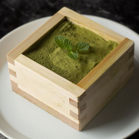 抹茶とマスカルポーネのティラミス