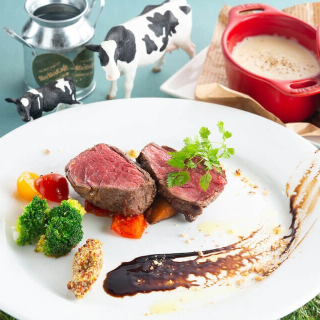 国産牛ランプのステーキ