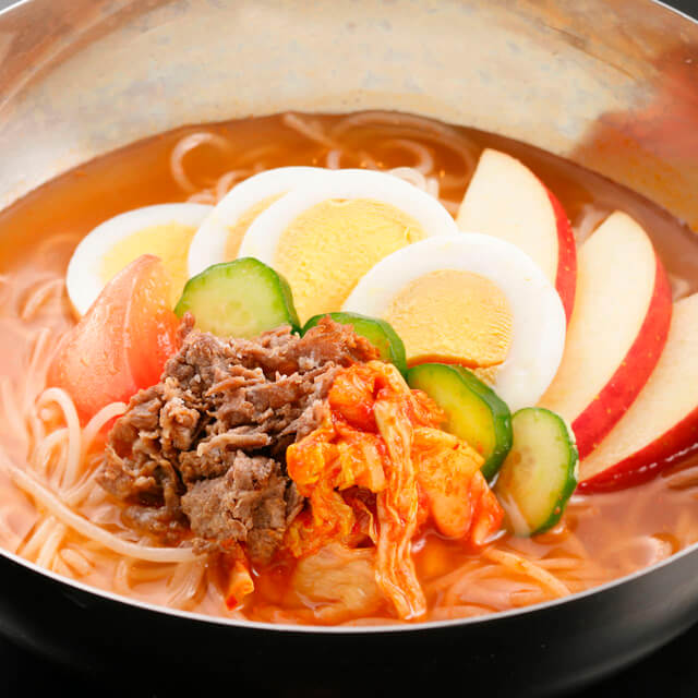 韓国風さつま芋冷麺