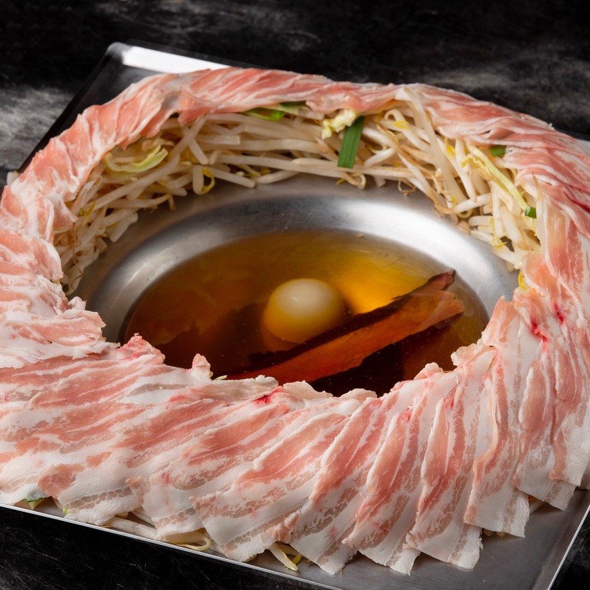 名物 美人しゃぶしゃぶ鍋~三河もち豚~